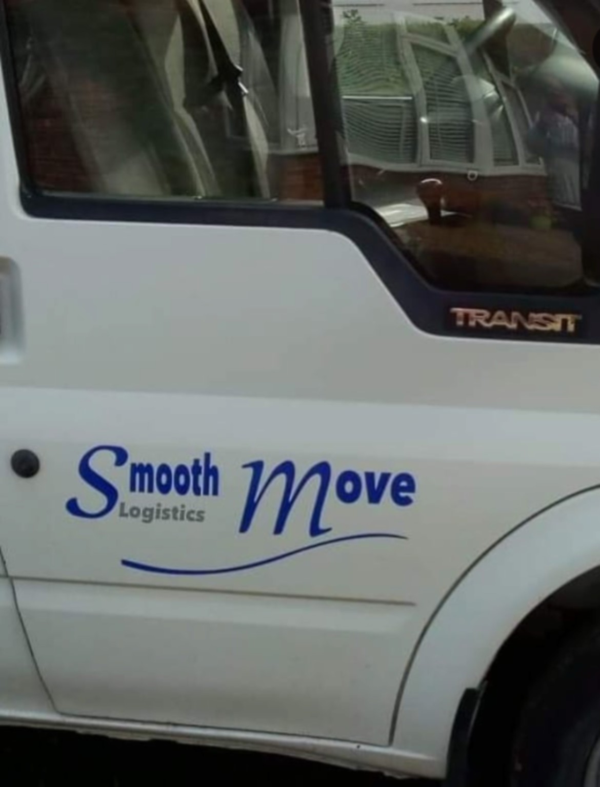Smooth Move Logistics vinyl vehicle door graphics